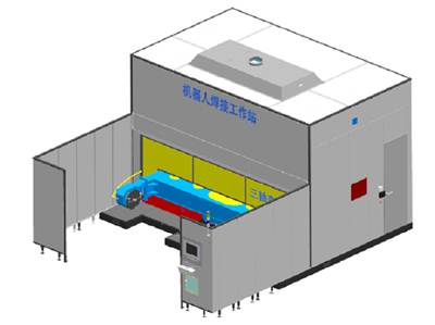 Robot Positioner Tair Echel Gweithfan Truss Wyneb i waered